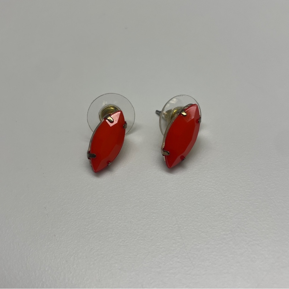 Orange & Gold Earrings